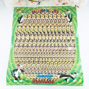 Looney Tunes 1995 Sylvester Tweety NVision Grafix Holusion Magic Eye Poster